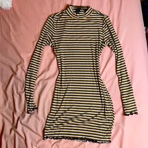 Long sleeve mini dress
